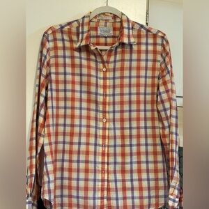 Levi Strauss Vintage 1960’s Shirt. Colorful Plaid. Great Condition Woman’s Sz 16